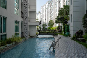 1Bed apt near walking street with amazing pool and gym